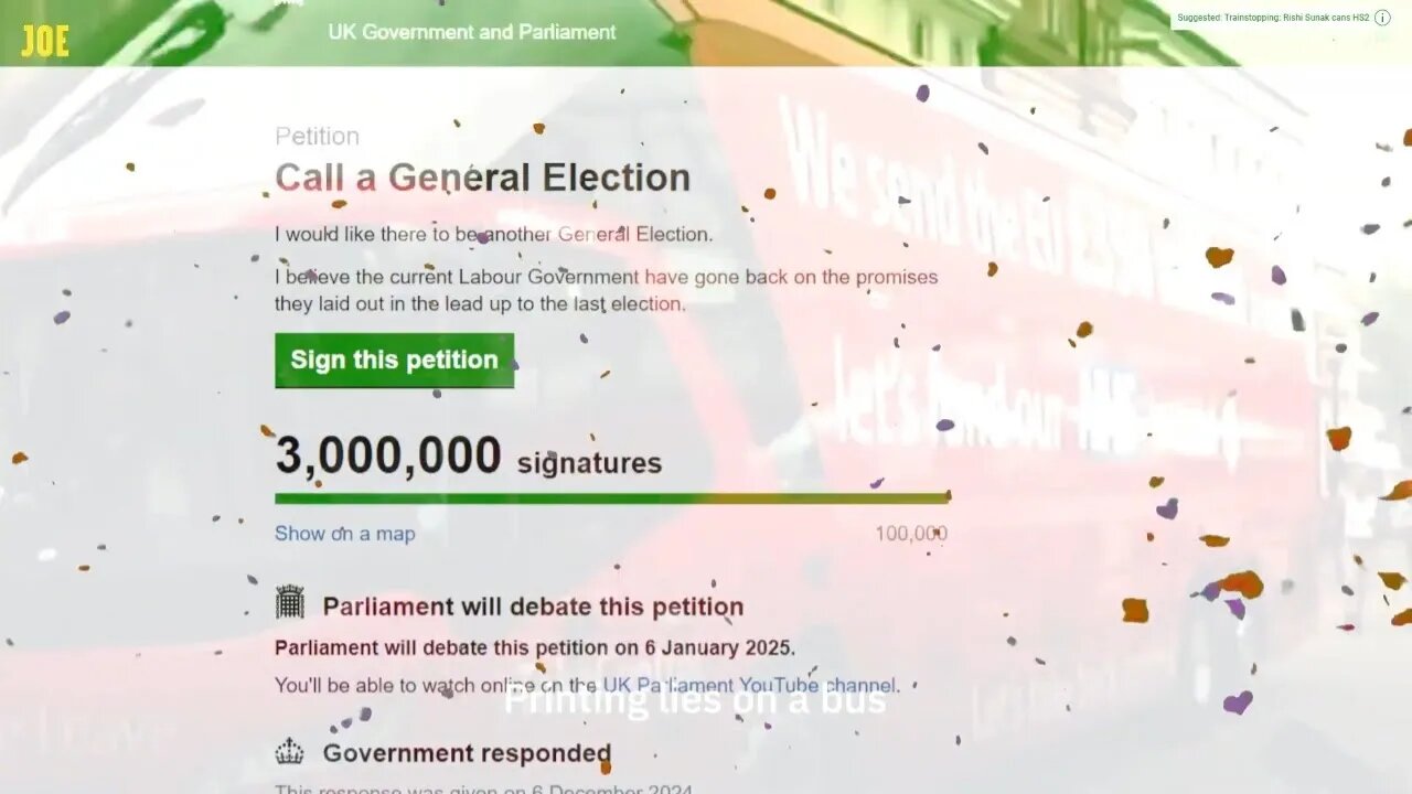 UK Petition for General Election Explodes to 3 million Signatures
