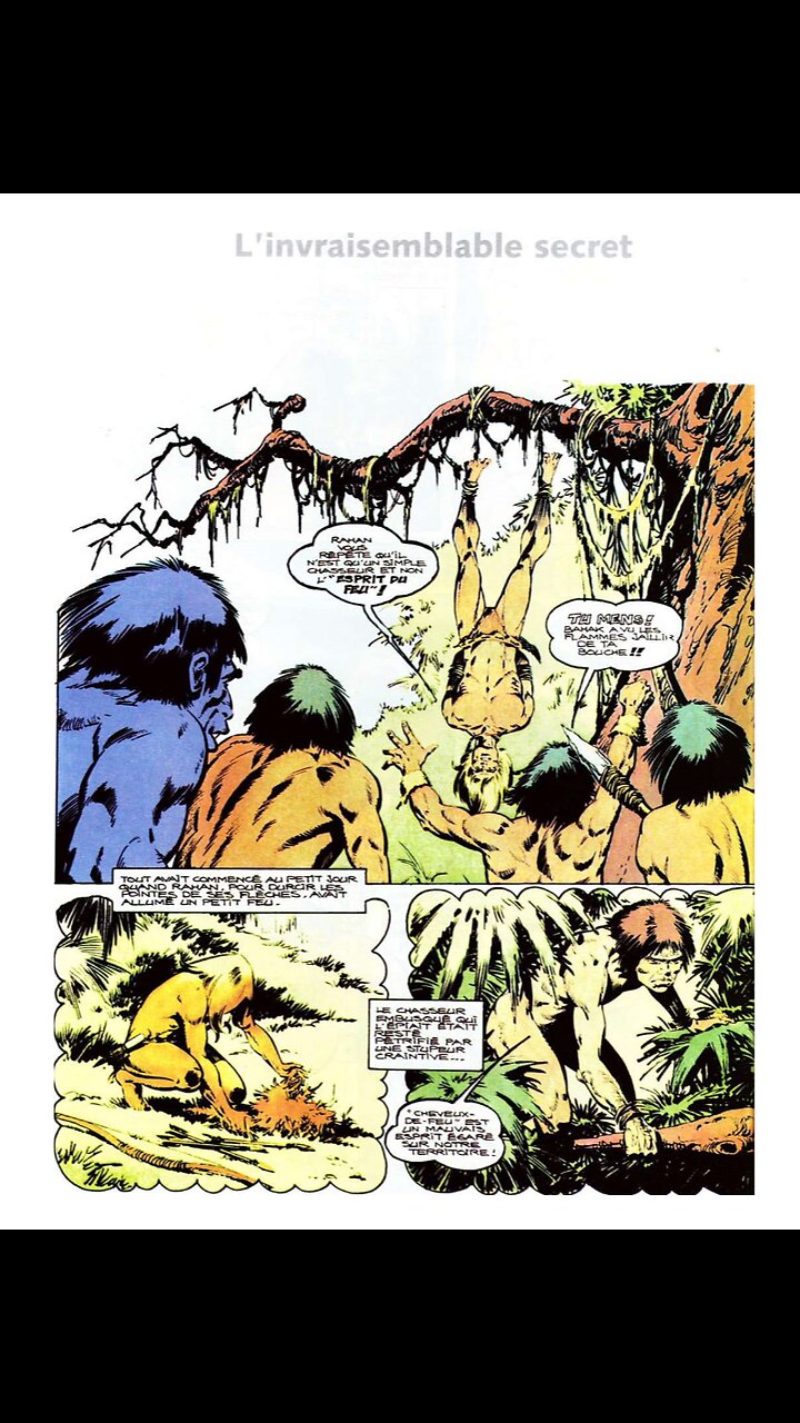 Rahan. Episode 150. By Roger Lecureux. The Incredible Secret. A Puke(TM) Comic.