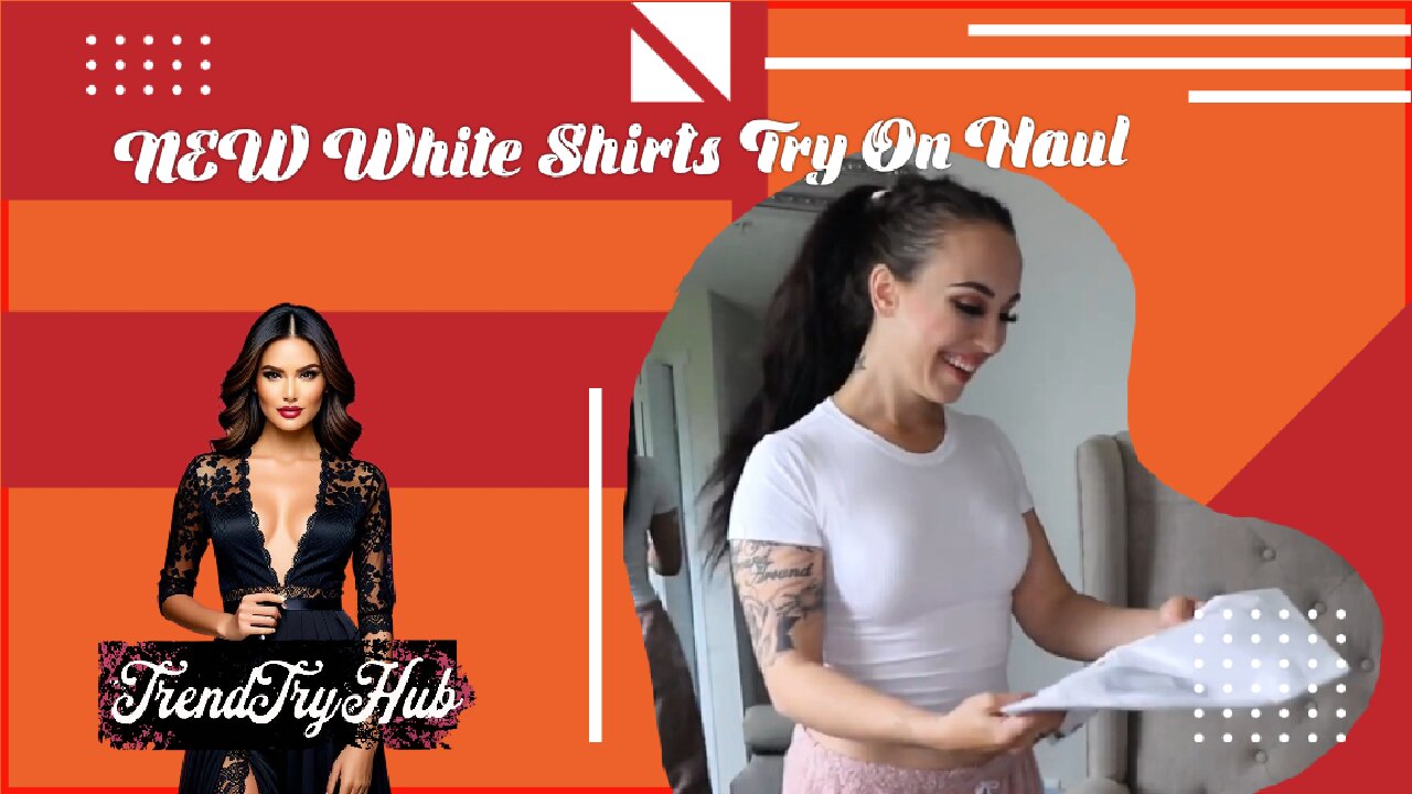 NEW White Shirts Try On Haul – Featuring Harley Blaze! 🤍🔥