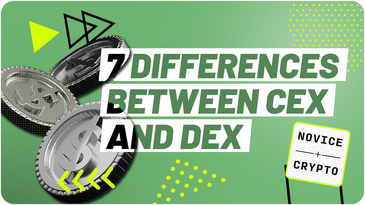 7 key differences between crypto centralized and decentralized exchanges ||| Novice Crypto