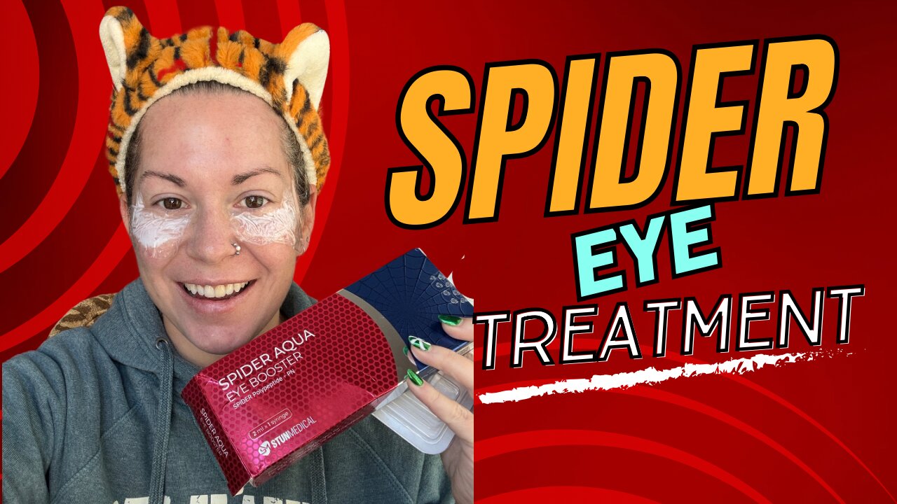 Spider Aqua eye booster with SPIDER SILK 🤯
