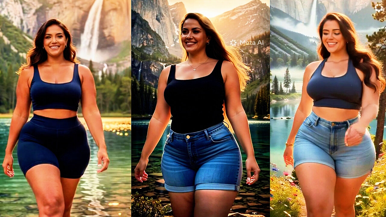Nature 🔥 Curvy Fashion Models 2026 👗 AI Fashion Trends • Viral Womens Style • Luxury Outfits • Fashion I