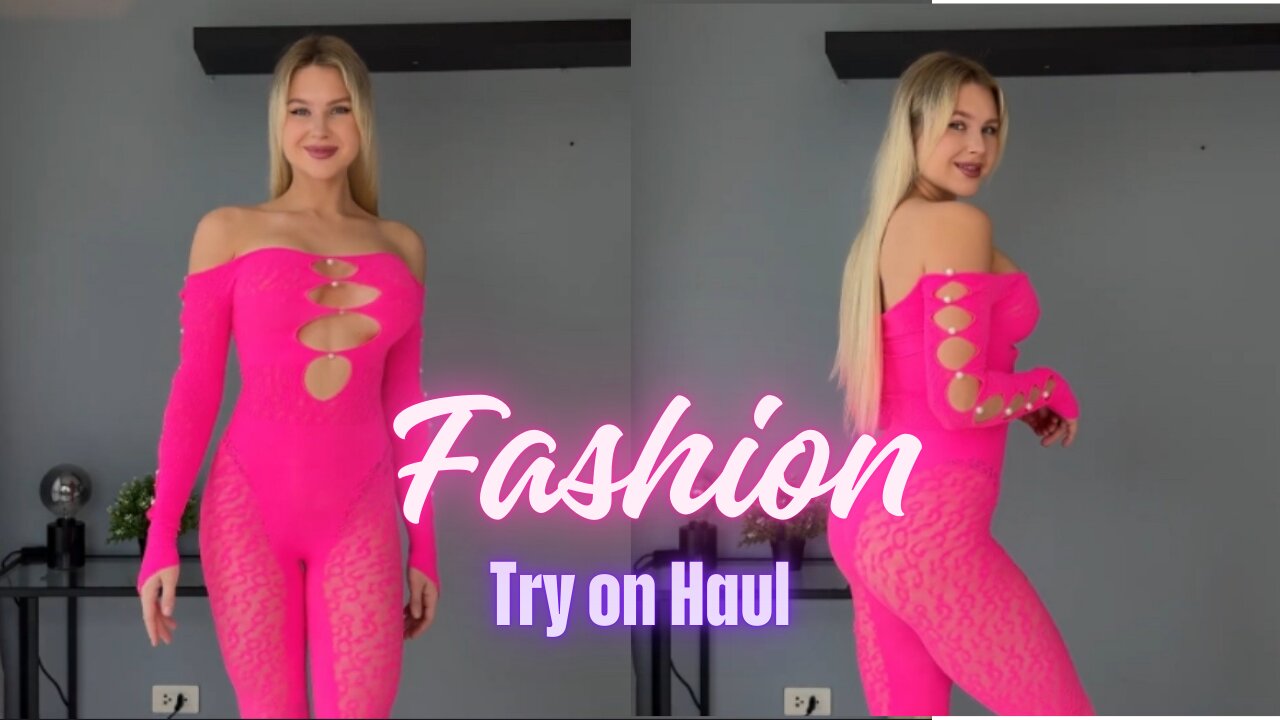 Pink Full Bodysuit | Try On Haul | New Fashion Trend
