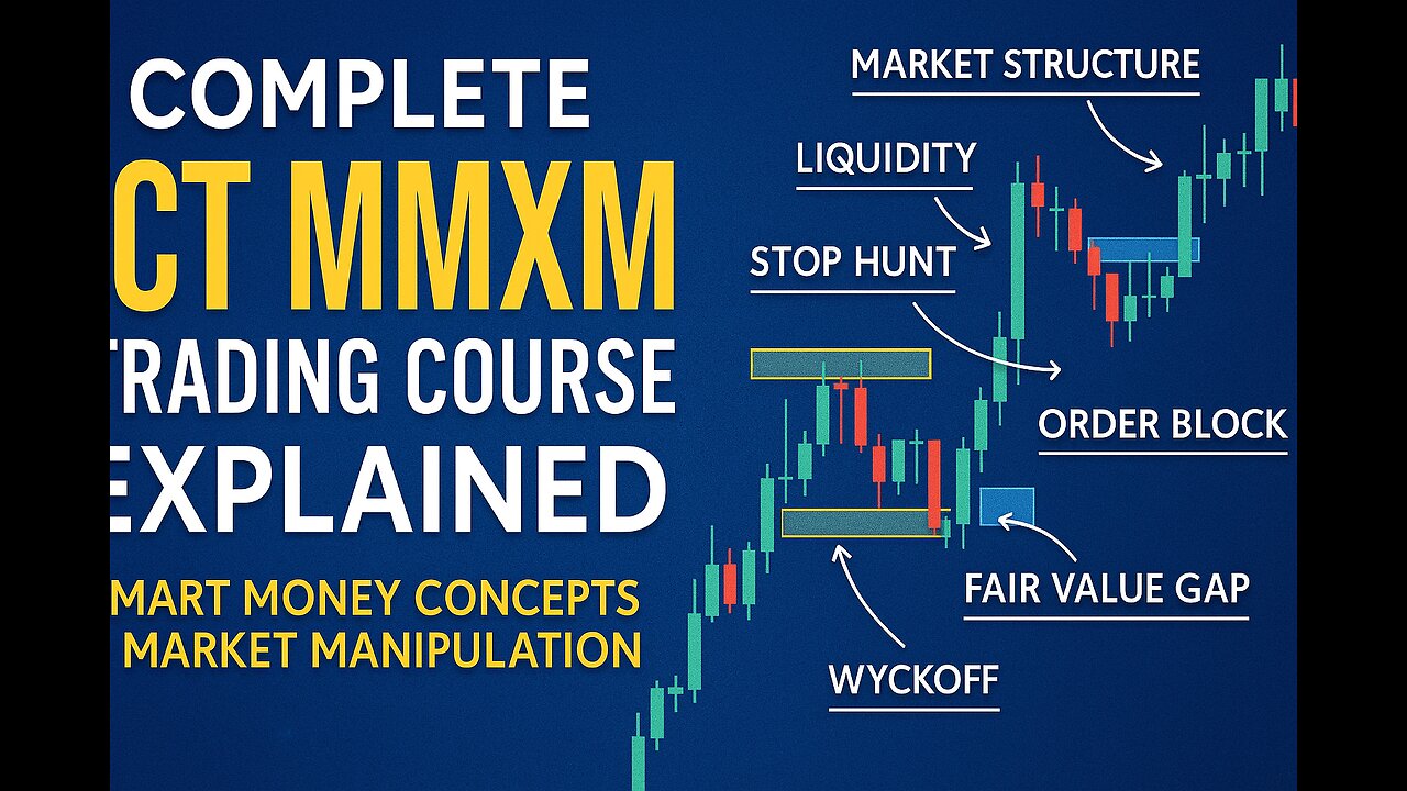 Complete ICT MMXM Trading Course Explained | Smart Money Concepts & Market Manipulation