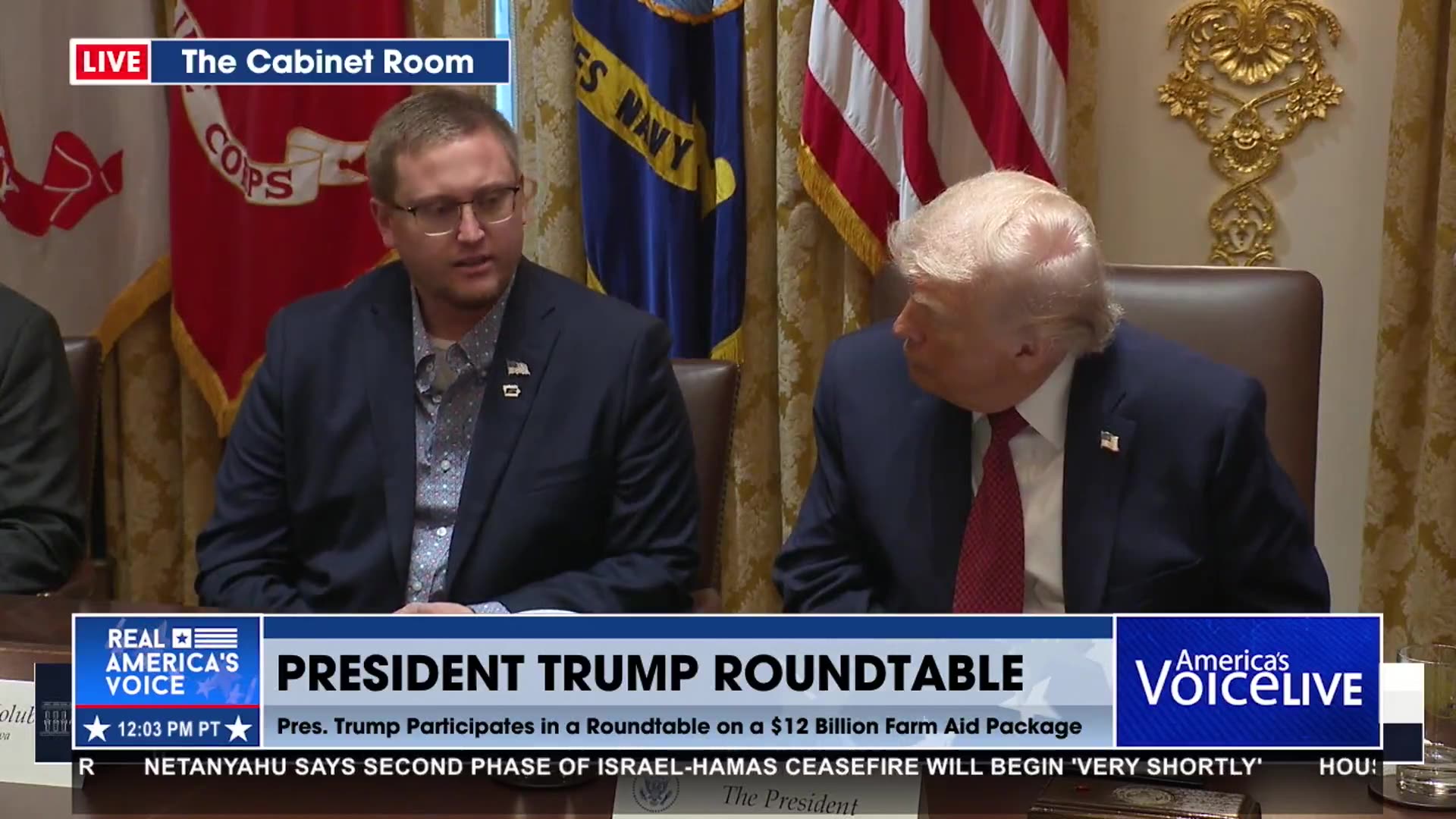 FARMER VERY GRATEFUL TO POTUS : YOU BROUGHT CHRISTMAS TO FARMERS