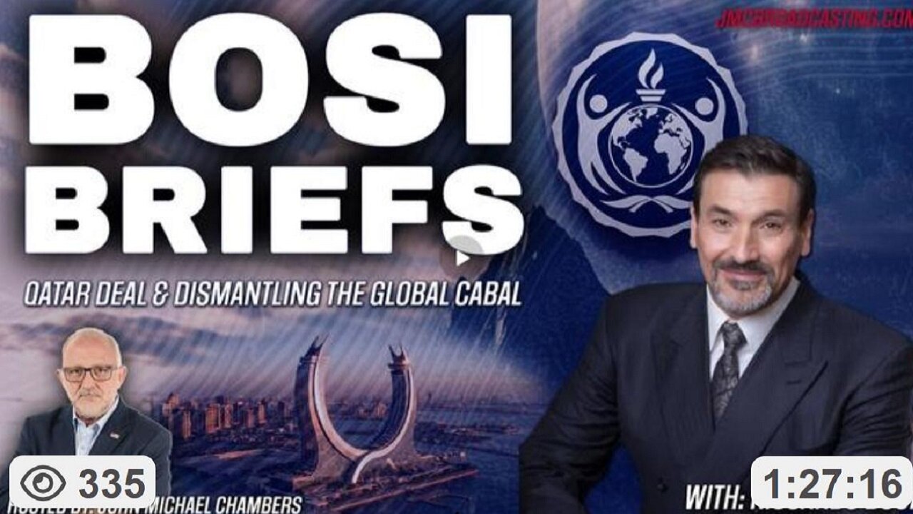Decoding Trumps Moves: Qatar Deal & Dismantling the Global Cabal ~ Riccardo Bosi ~ w/ JMC Broadcasting (10.13.25)