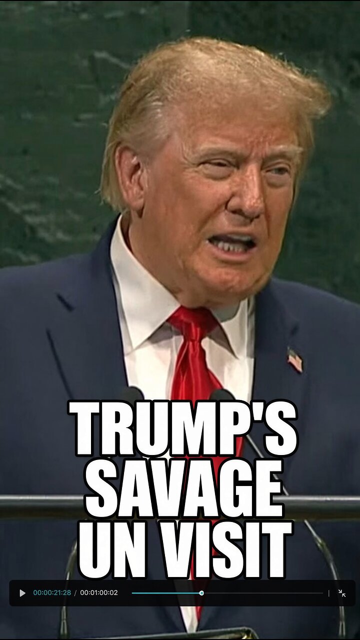 Trump's savage UN visit thumbnail