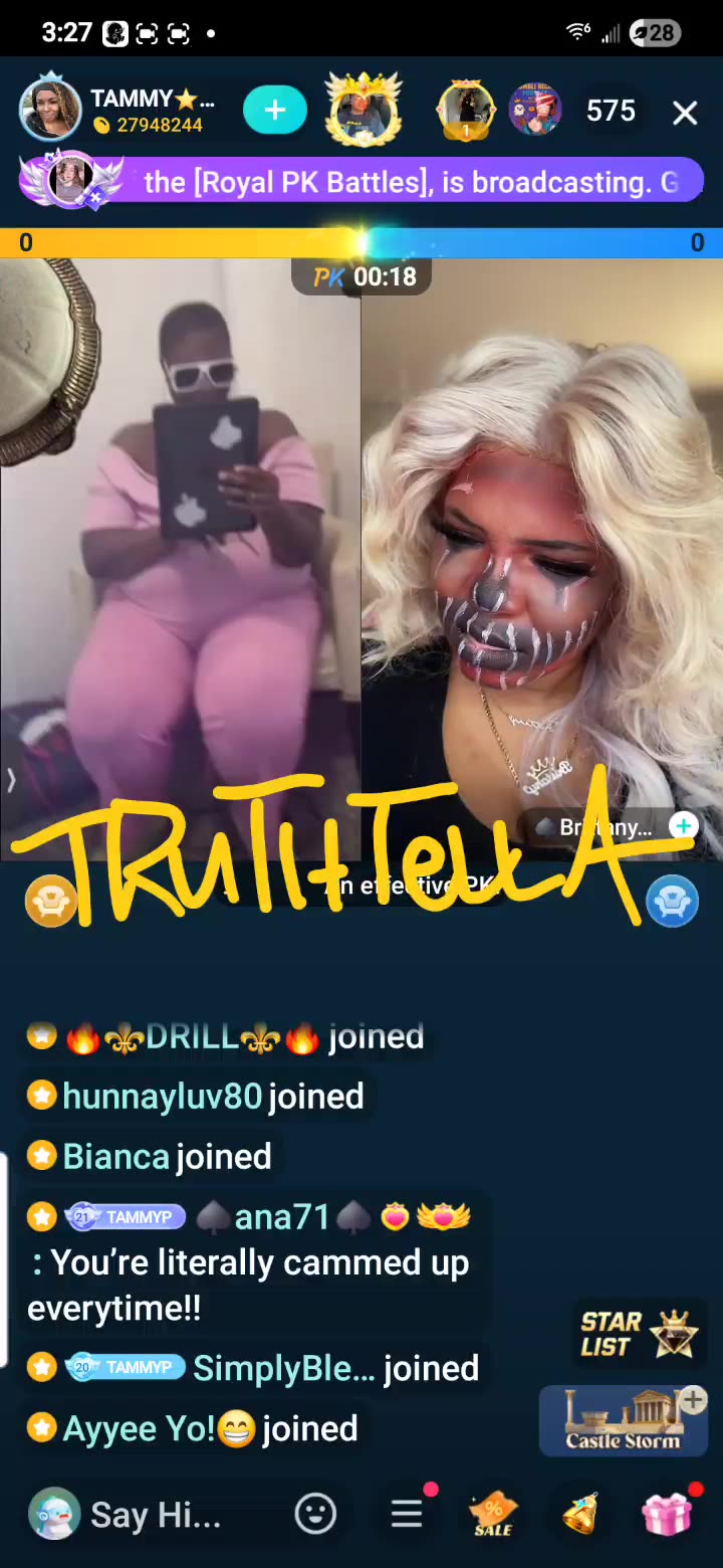 TAMMY PEAY GOING IN ON MOMMA ACE LINES UP WITH BRITTANY