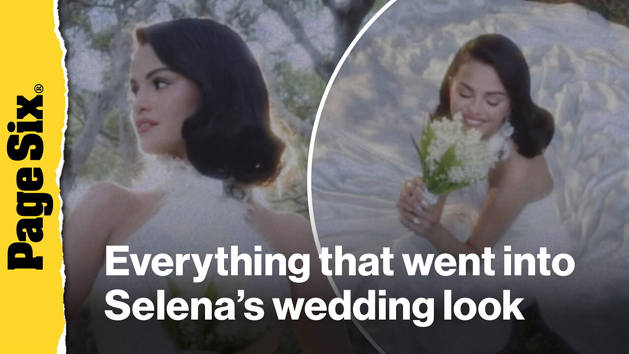 A closer look at Selena Gomezs two Ralph Lauren dresses from Benny Blanco wedding