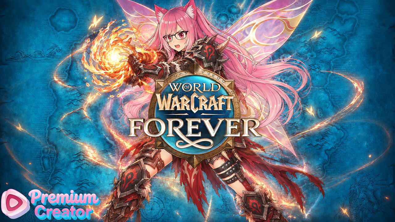 Rumbles Controller 💗🌺WoW Forever Veteran Duo!🎮 Luni on Controller! Questing & Dungeons! 💗🌺