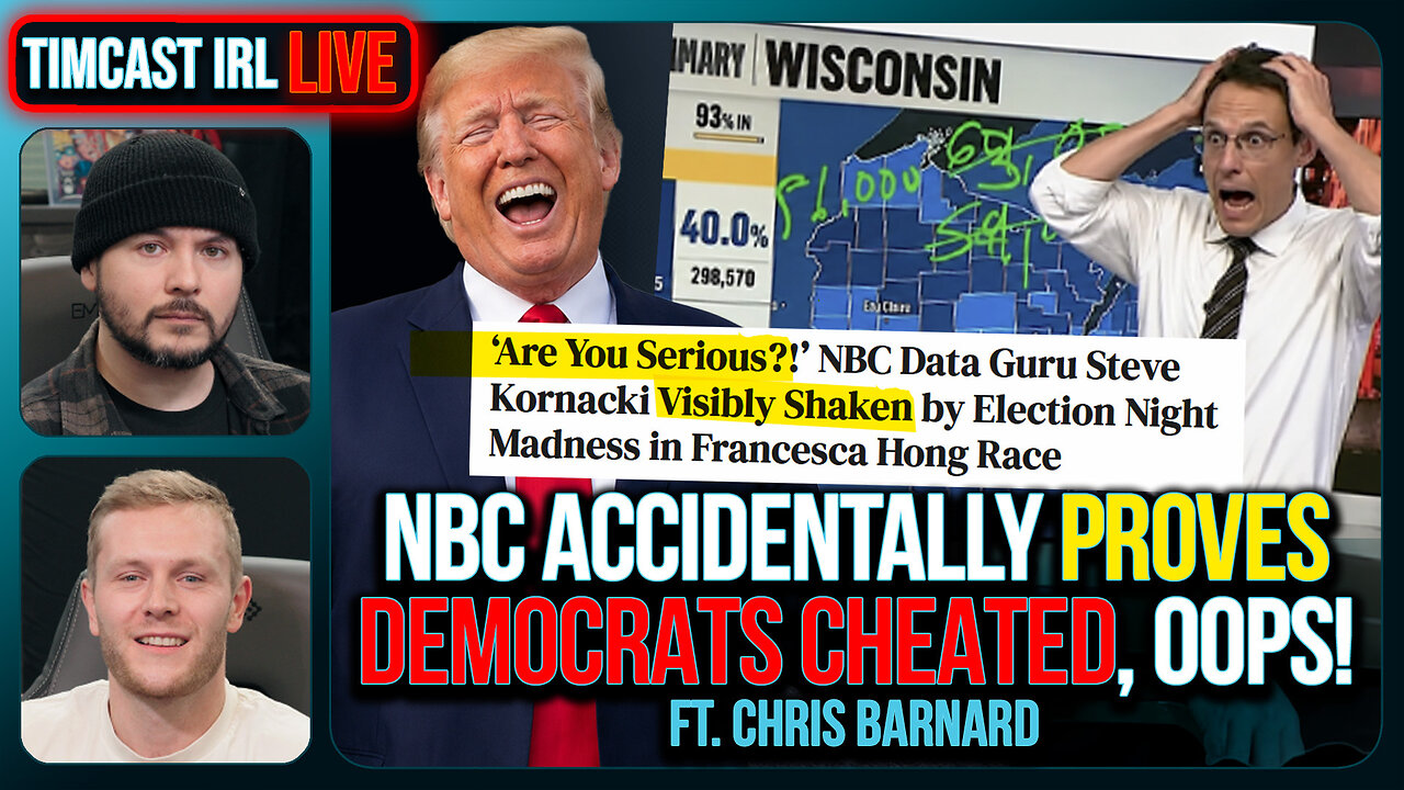 Democrats Accused Of CHEATING AGAIN, NBC Guru LOSES IT ON LIVE TV | Timcast IRL