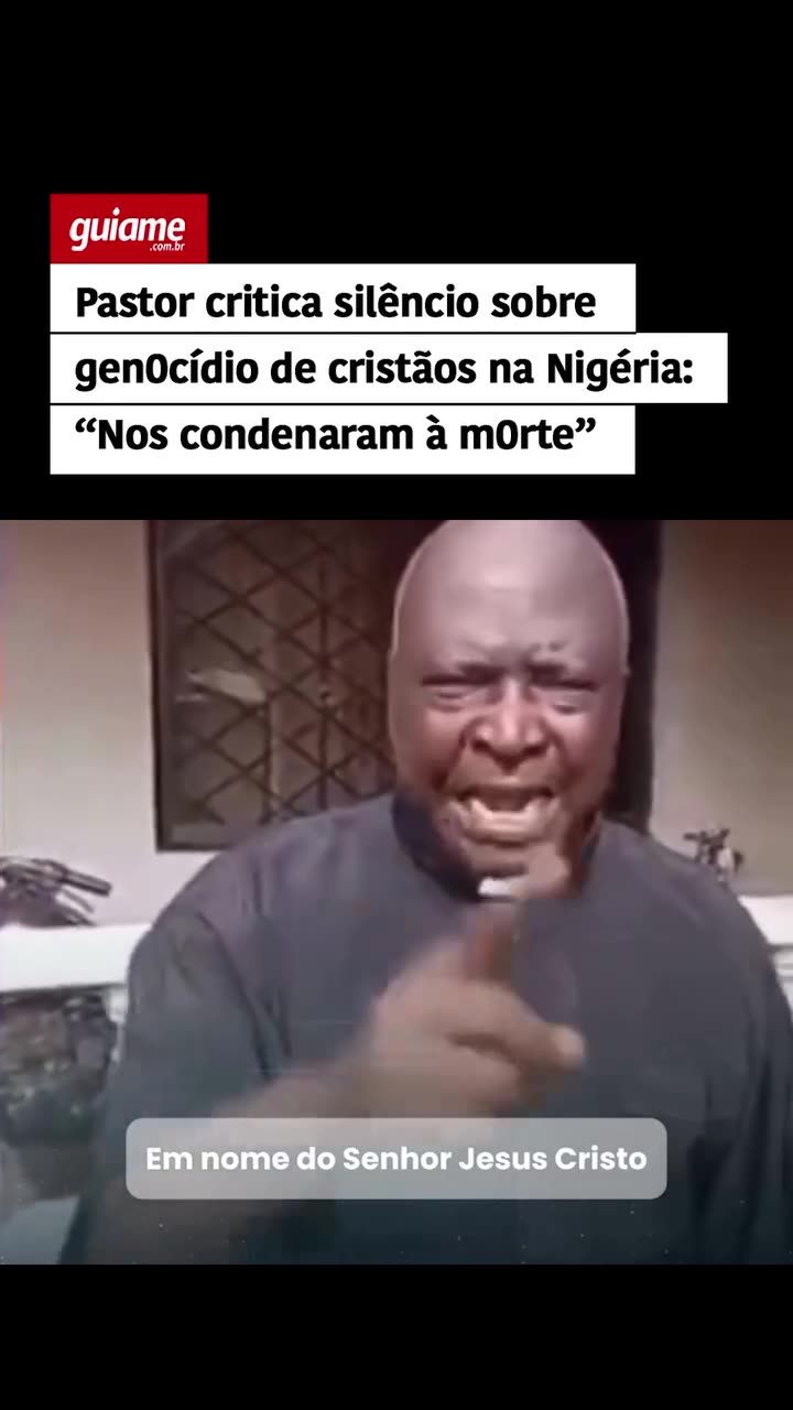 🕊️ “EU ESCOLHO MORRER COM MEU POVO” — O GRITO SILENCIADO DOS CRISTÃOS NA NIGÉRIA 🇳🇬🙏