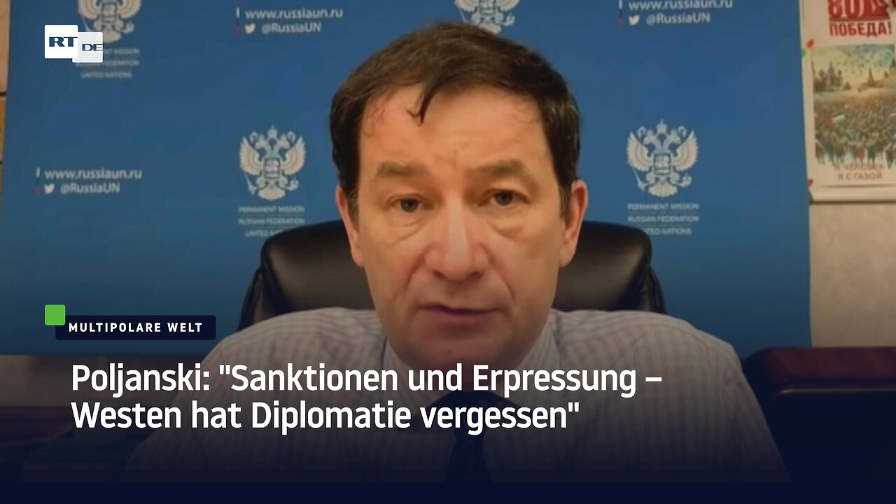 Poljanski: Sanktionen und Erpressung – Westen hat Diplomatie vergessen