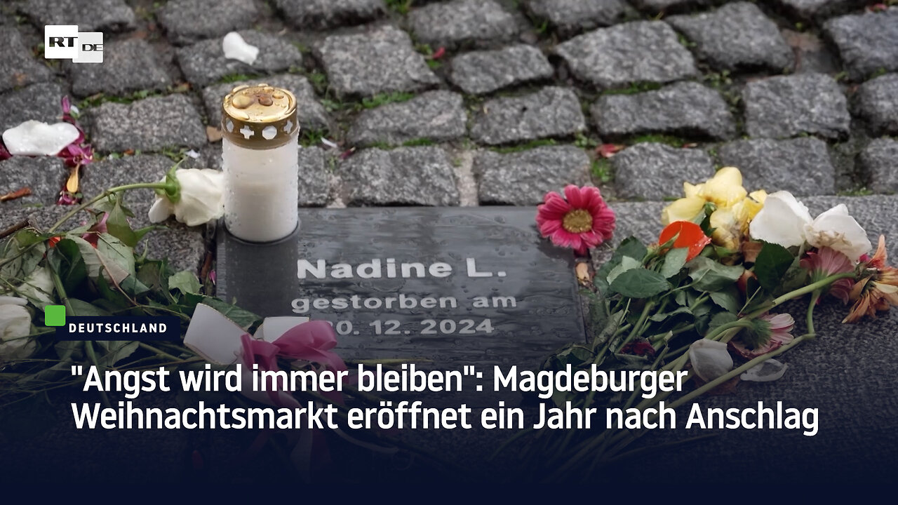 Angst wird immer bleiben – Magdeburger Weihnachtsmarkt eröffnet ein Jahr nach tödlichem Anschlag