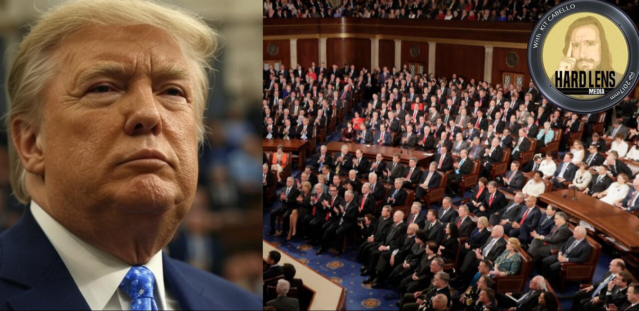 Trumps First Speech To Congress: Hard Lens Media Coverage