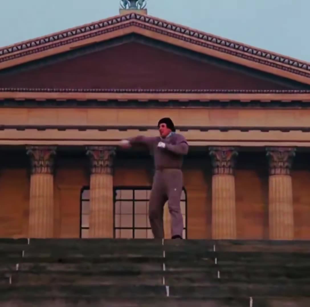 Sylvester Stallone said iconic Rocky steps scene was shot quickly “before the police” arrived.