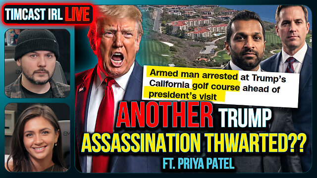 Suspected Trump ASSASSINATION Thwarted, Armed Man ARRESTED | Timcast IRL