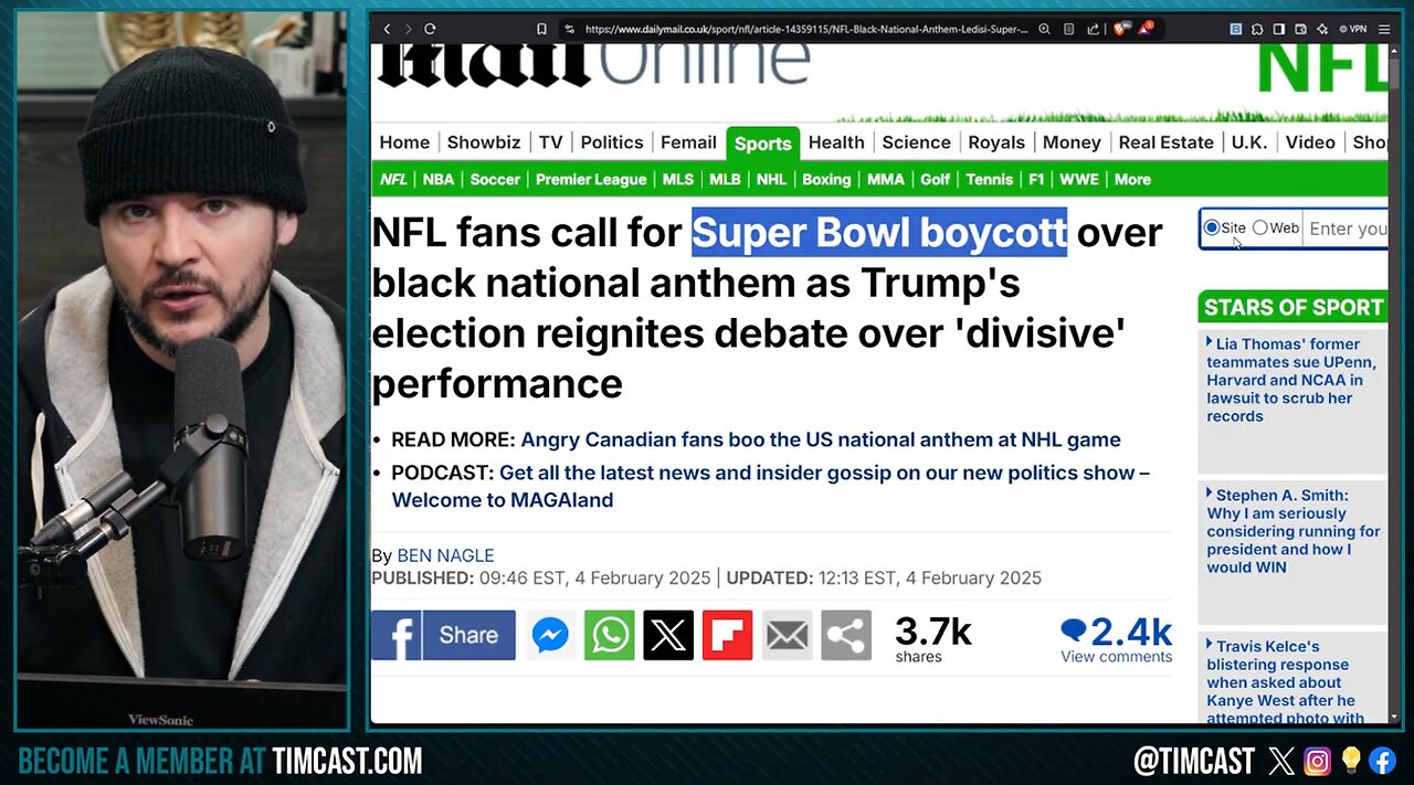 NFL Faces SUPER BOWL BOYCOTT Over Black National Anthem, Trump To Attend, NFL NUKES End Racism