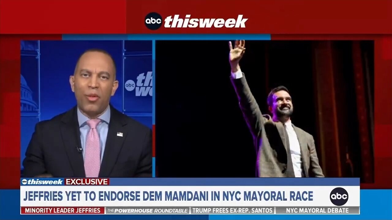Rep Hakeem Jeffries REFUSES To Say Why He Wont Endorse Mamdani