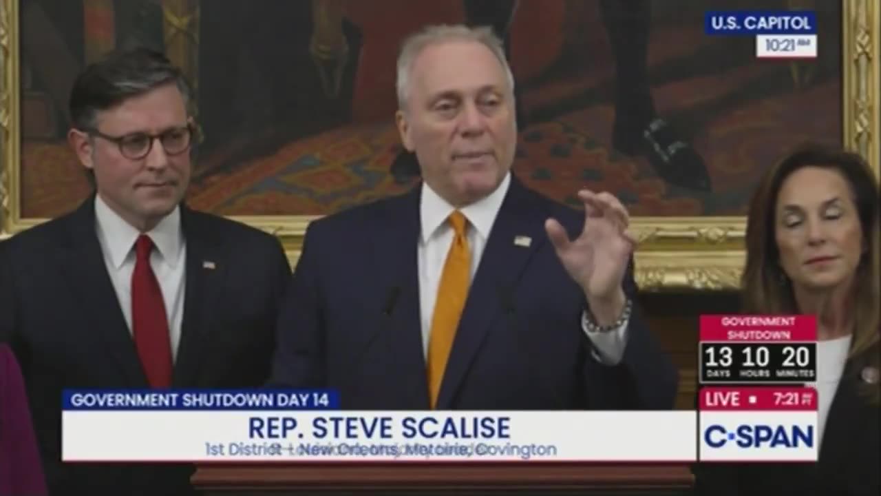 Steve Scalise Accuses Chuck Schumer Of Prolonging Shutdown For Hate America Rally