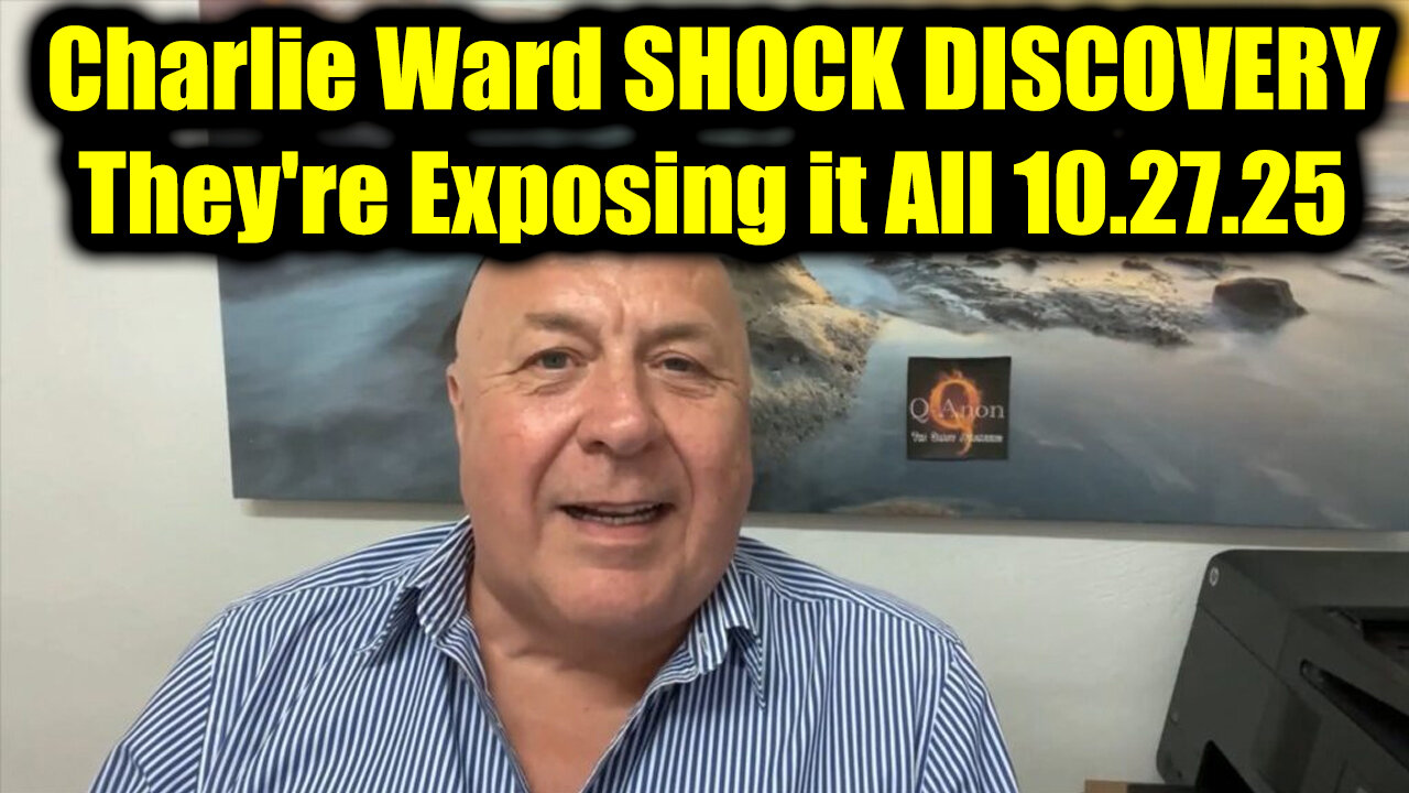 Charlie Ward SHOCK DISCOVERY 10.27.25 - Theyre Exposing it All!