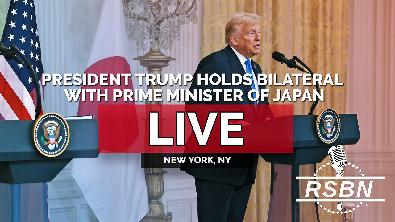 LIVE: President Trump Holds a Bilateral Meeting with the Prime Minister of Japan - 09/22/26 thumbnail