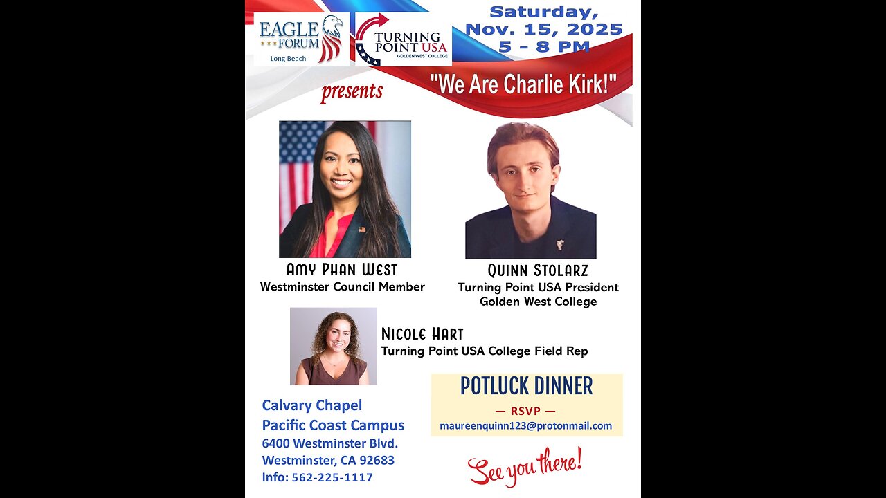 Long Beach Eagle Forum & Turning Point USA Golden West College Chapter: Quinn S.