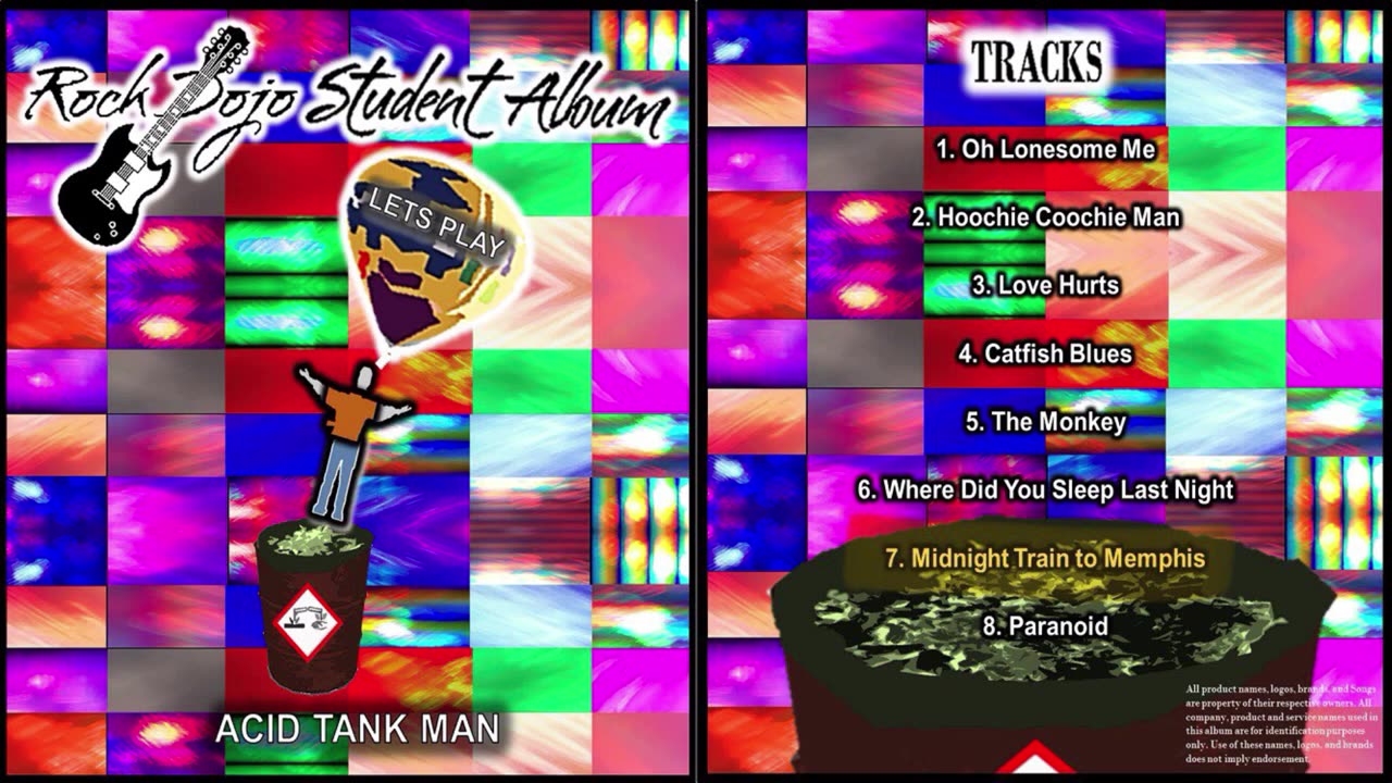 Rock Dojo StudentAlbum#42  AcidTankMan: Midnight Train to Memphis (The Steeldrivers Cover) Track 7
