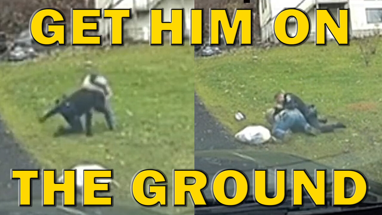 Officer Sucker-Punched By Bad Guy Wrestles Him To The Ground On Video! LEO Round Table S10E237
