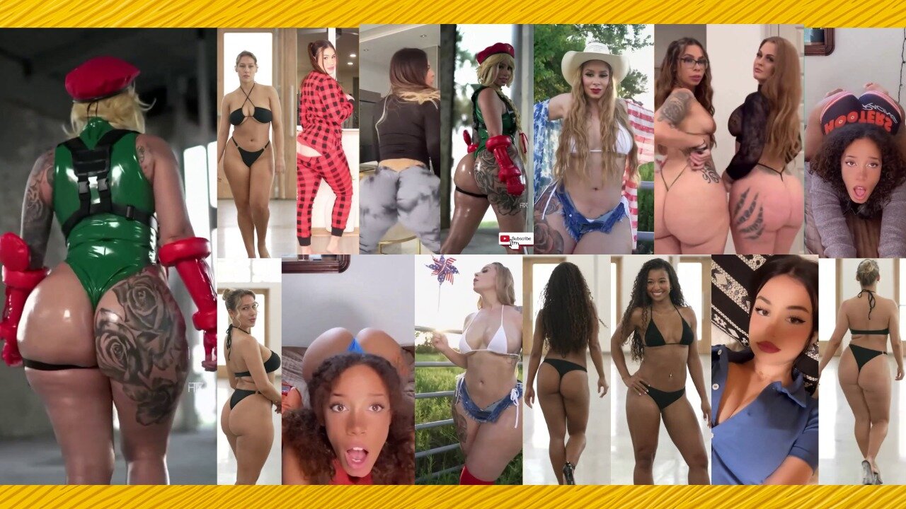 Ass compilation - Big bank tiktok challenge ❤️‍ClipchampGirls 2025