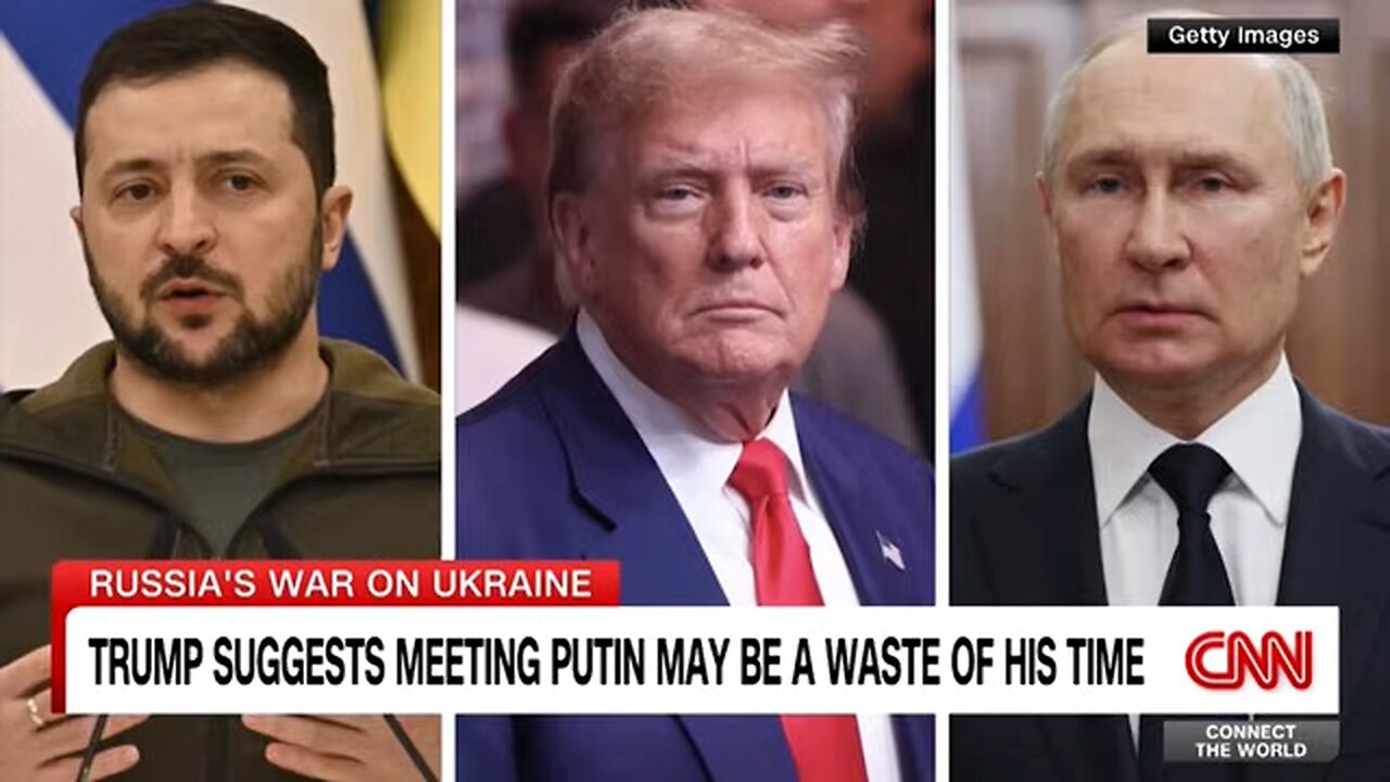 Trump says meeting with Putin could be waste of time as Russia steps up attacks in Ukraine