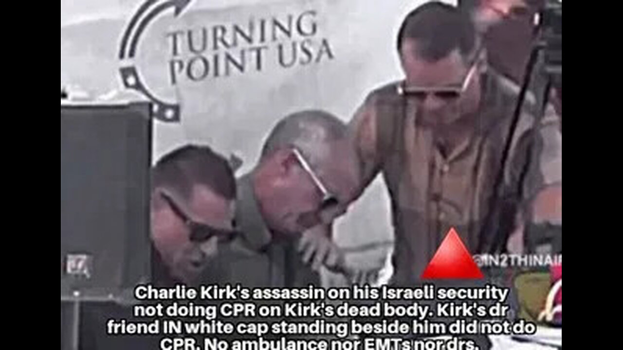 tpusa sept 10 security didnt duck take cover draw weapons no onsite medical care or look for shooter
