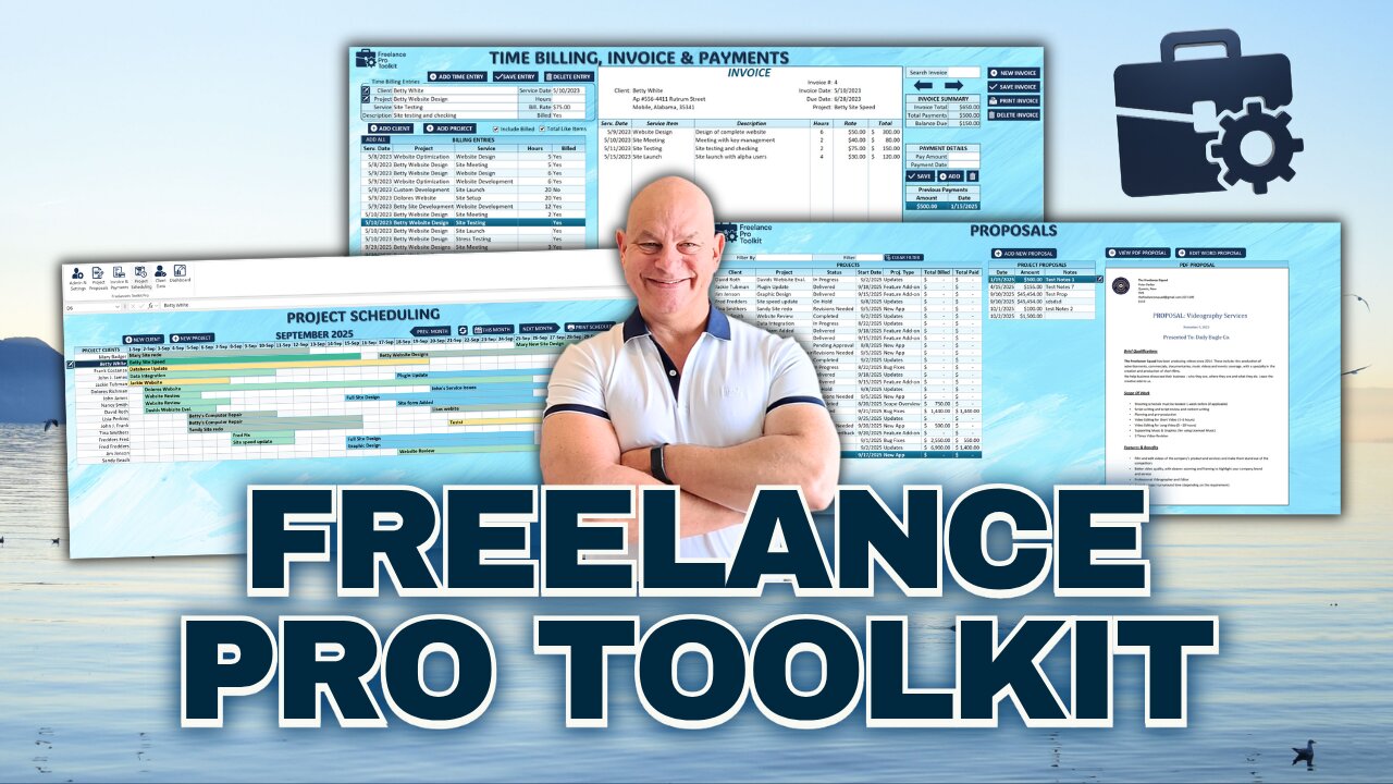 Freelancers: Ditch Expensive Tools โ This Free Excel Template Does It All