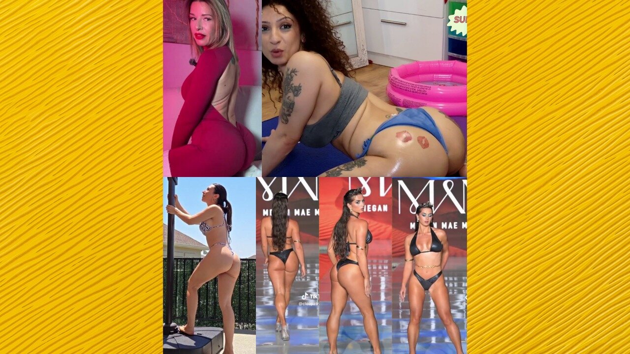 Ass compilation - Big bank tiktok challenge ❤️‍ClipchampGirls 2025