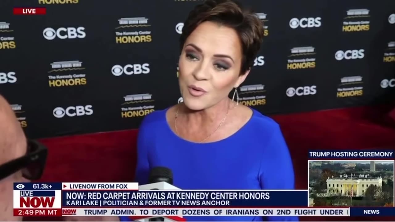 Reporter presses Kari Lake on Trumps changes at the Kennedy center The American people
