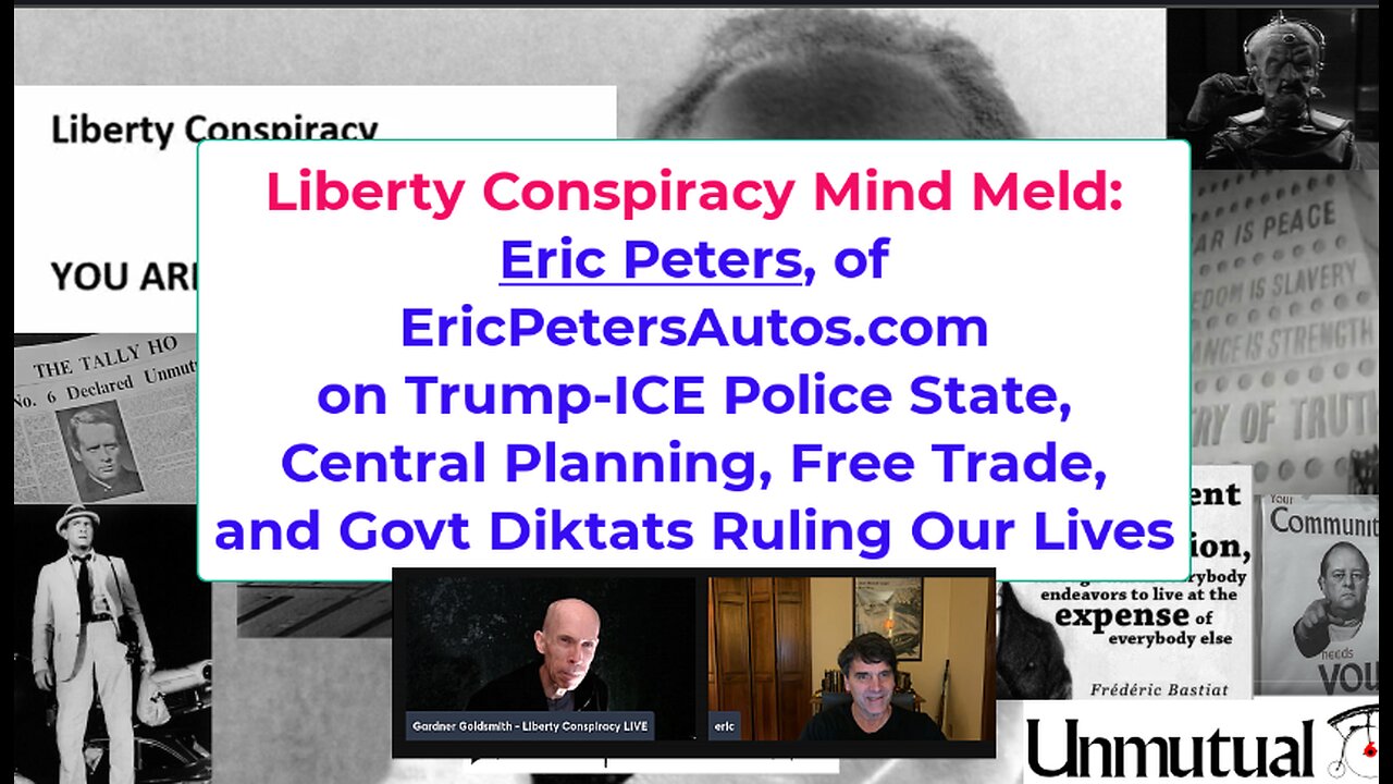 Liberty Conspiracy Mind Meld: Eric Peters on ICE Police State, Govt Attacks on Trade, True Freedom