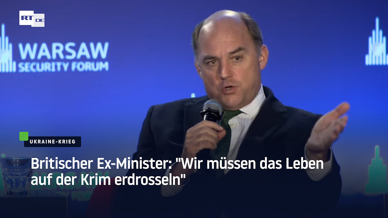 Britischer Ex-Minister: Wir müssen das Leben auf der Krim erdrosseln