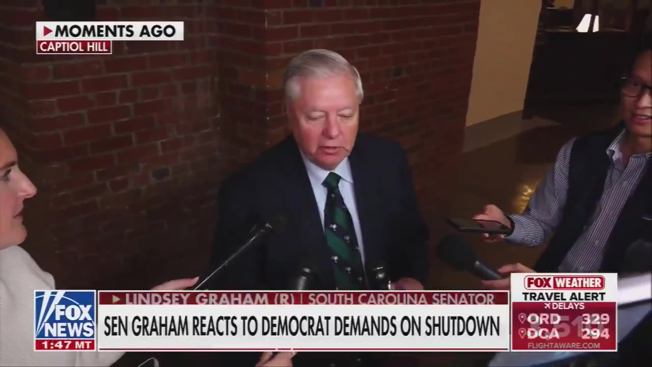 Sn Lindsey Graham asked about Schumers proposed negotiation