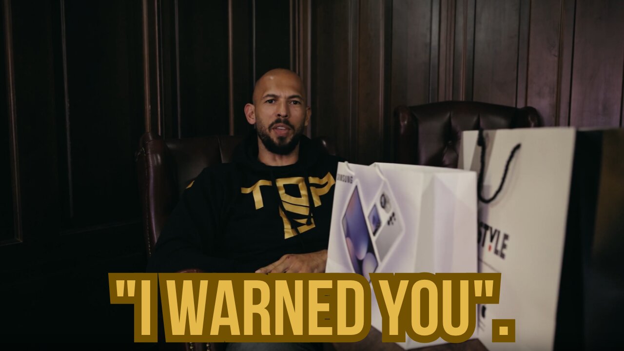 Andrew Tate I warned you.