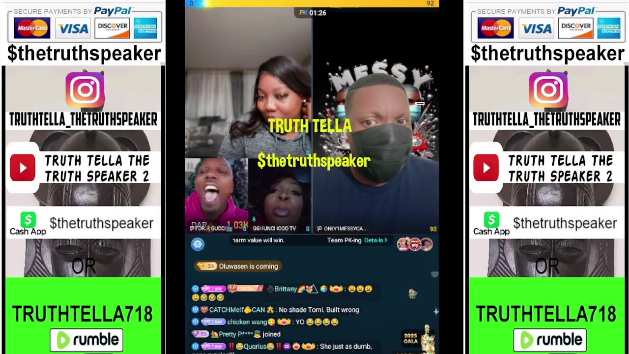 QUEEN TOMIKAY TEACAP & TEAM PK WITH DAREALSUPABIHH, FINESSE, LIYAH THE DOLL, MESSY CALLER, KEKE & MORE