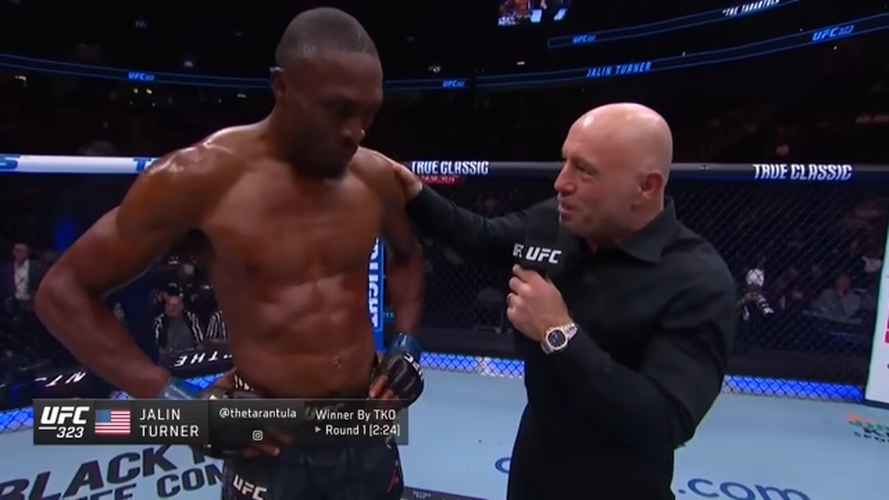 Jalin Turner Octagon Interview | UFC 323