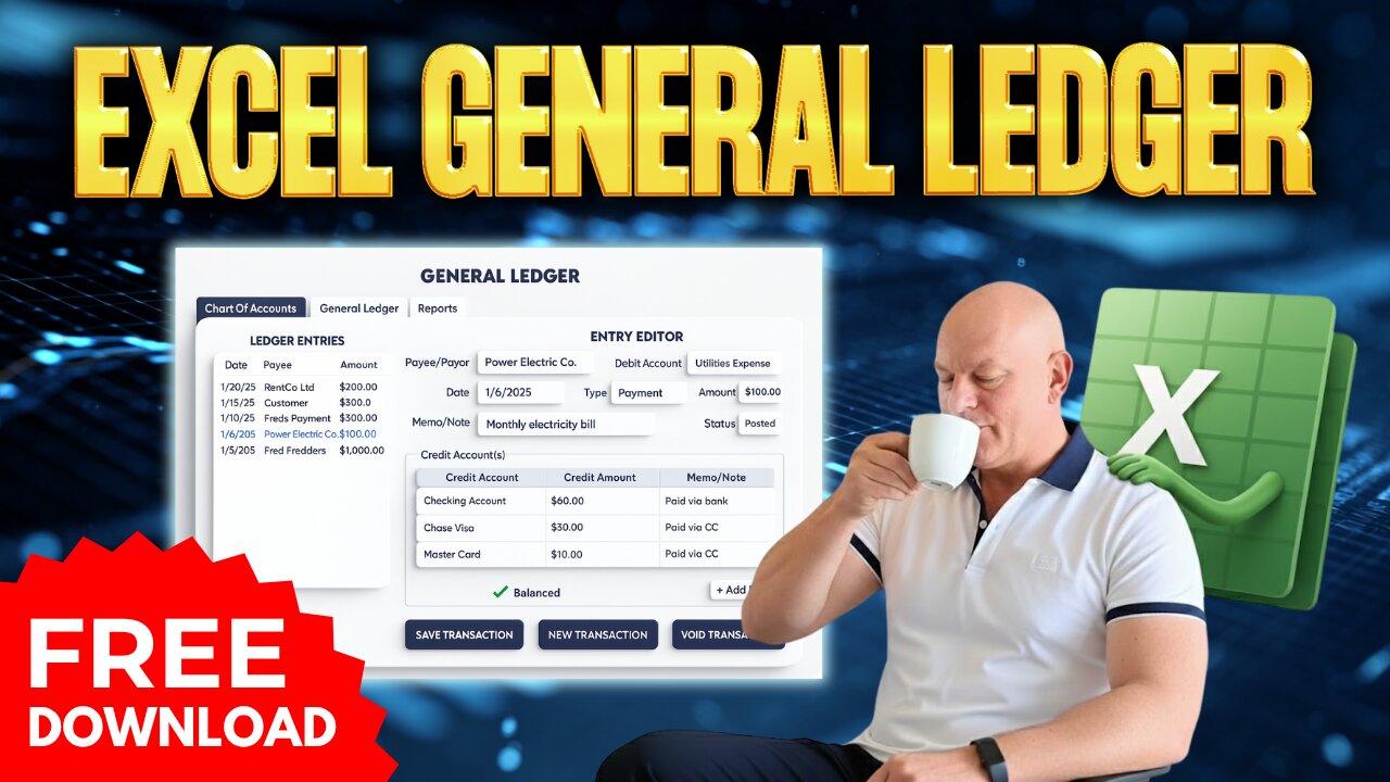 Harvard CPA Would Use THIS Excel General Ledger System (Heres Why)