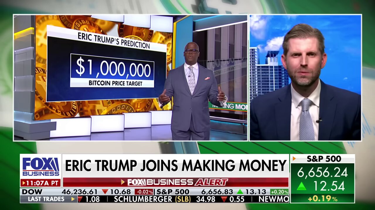 Eric Trump: Bitcoin will flip the Legacy Financial System like the Internet did for Commerce. 🪙📈