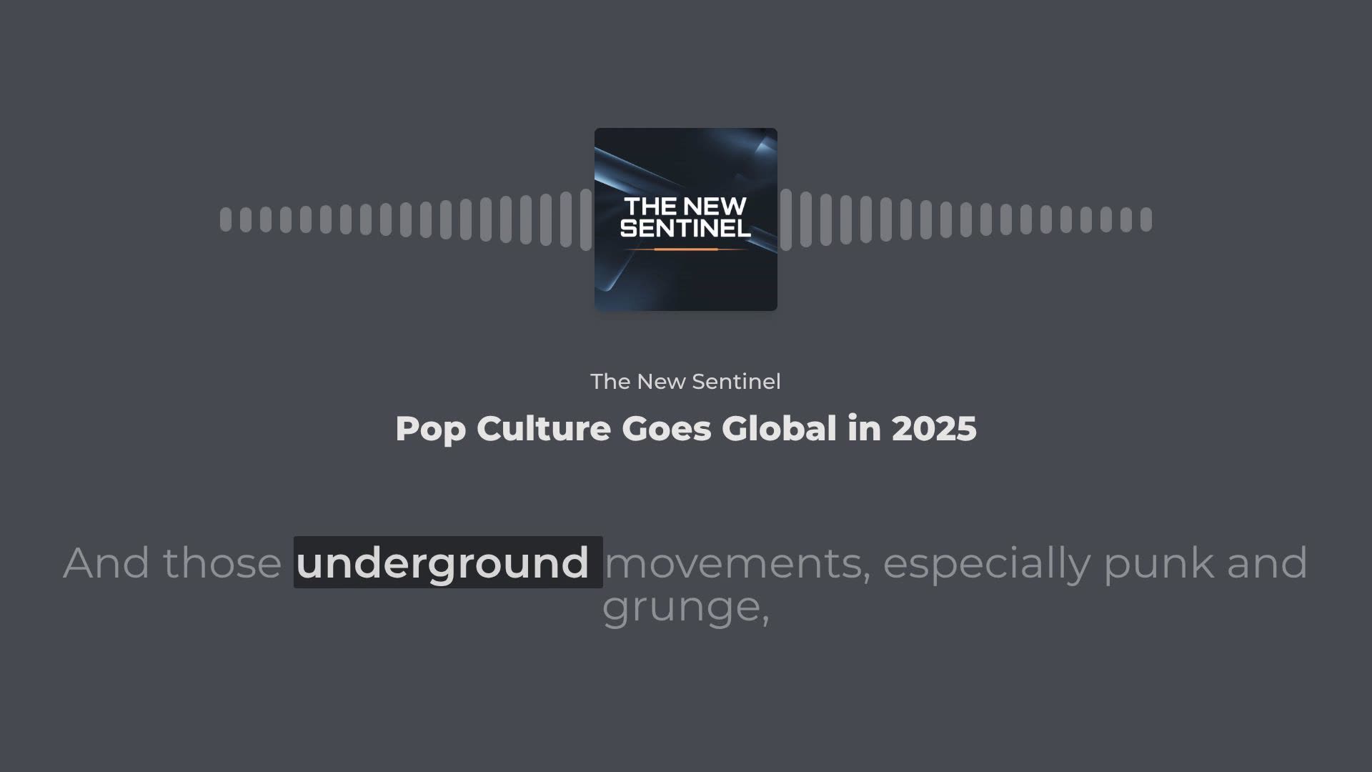 Pop Culture Goes Global in 2025
