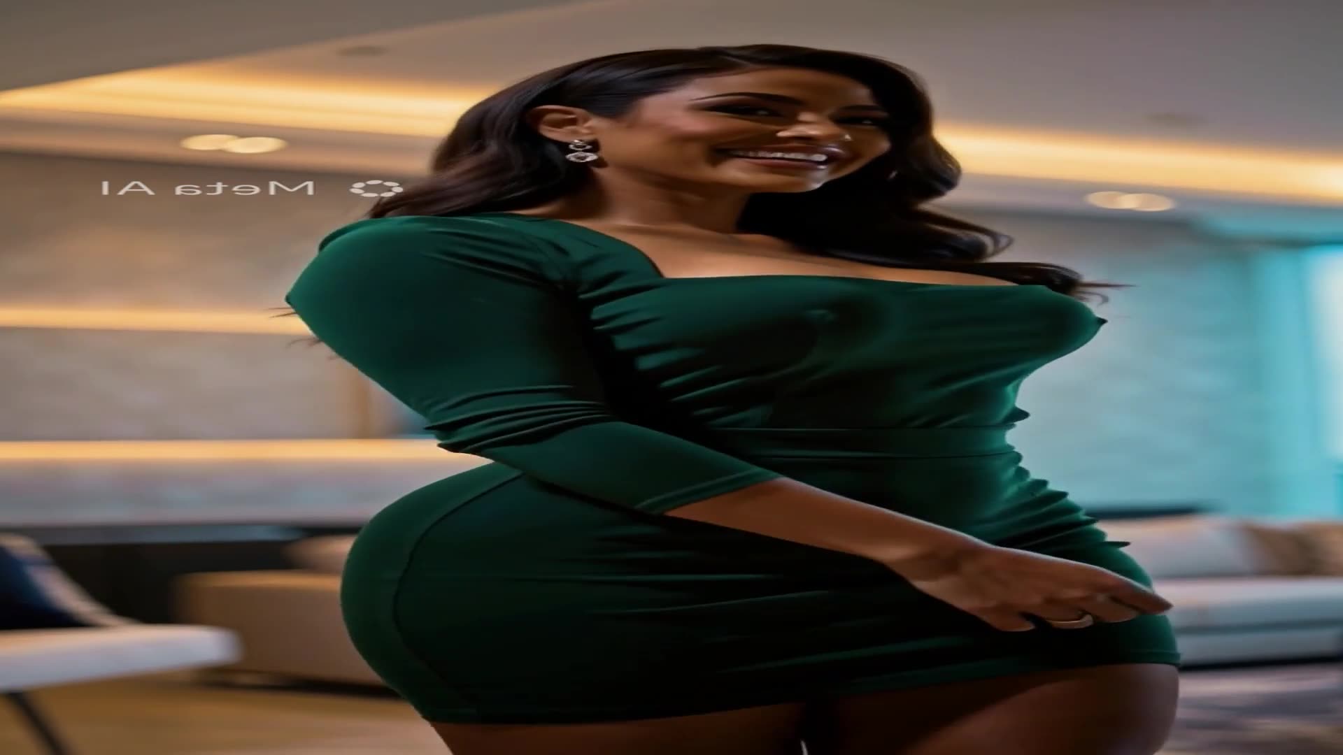 ✨ Girl AI Animation 🌟 Curvy Models with Wide Hips Fashion Video