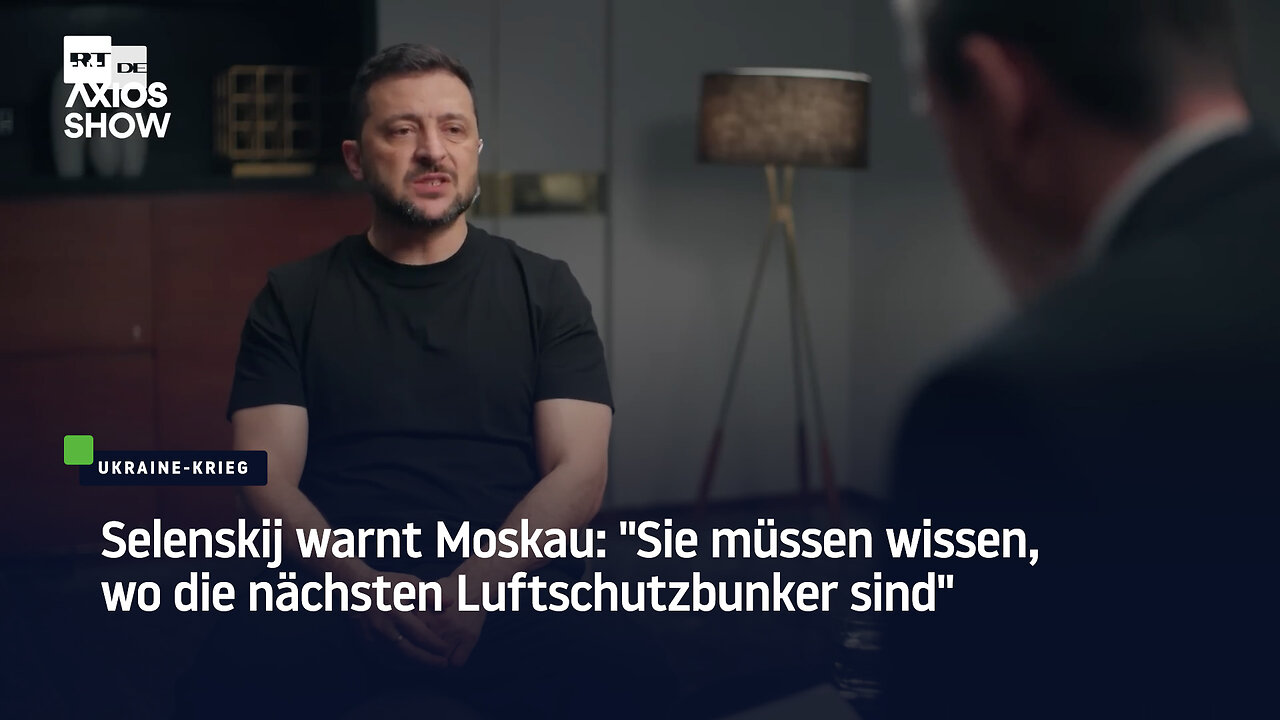 Selenskij warnt Moskau: Sie müssen wissen, wo die nächsten Luftschutzbunker sind