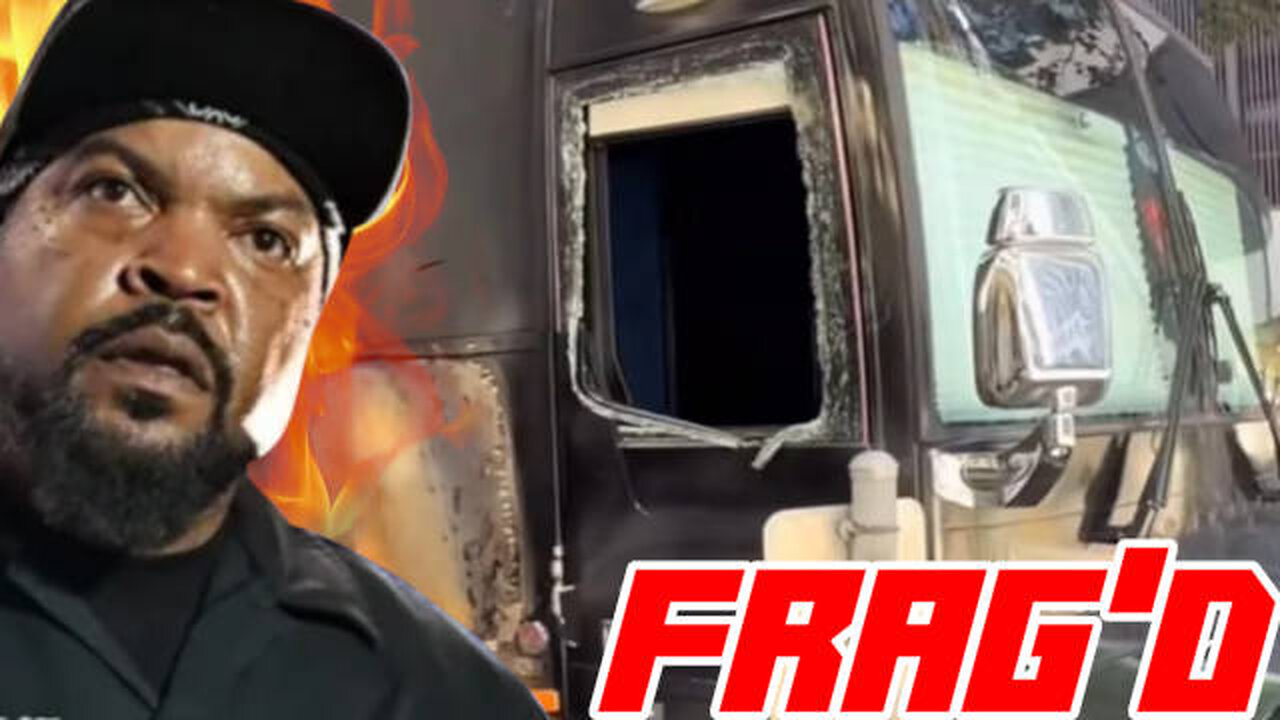 ANTIFA Fire Bombs Ice Cubes Tour Bus Mistaking it For ICE Bus