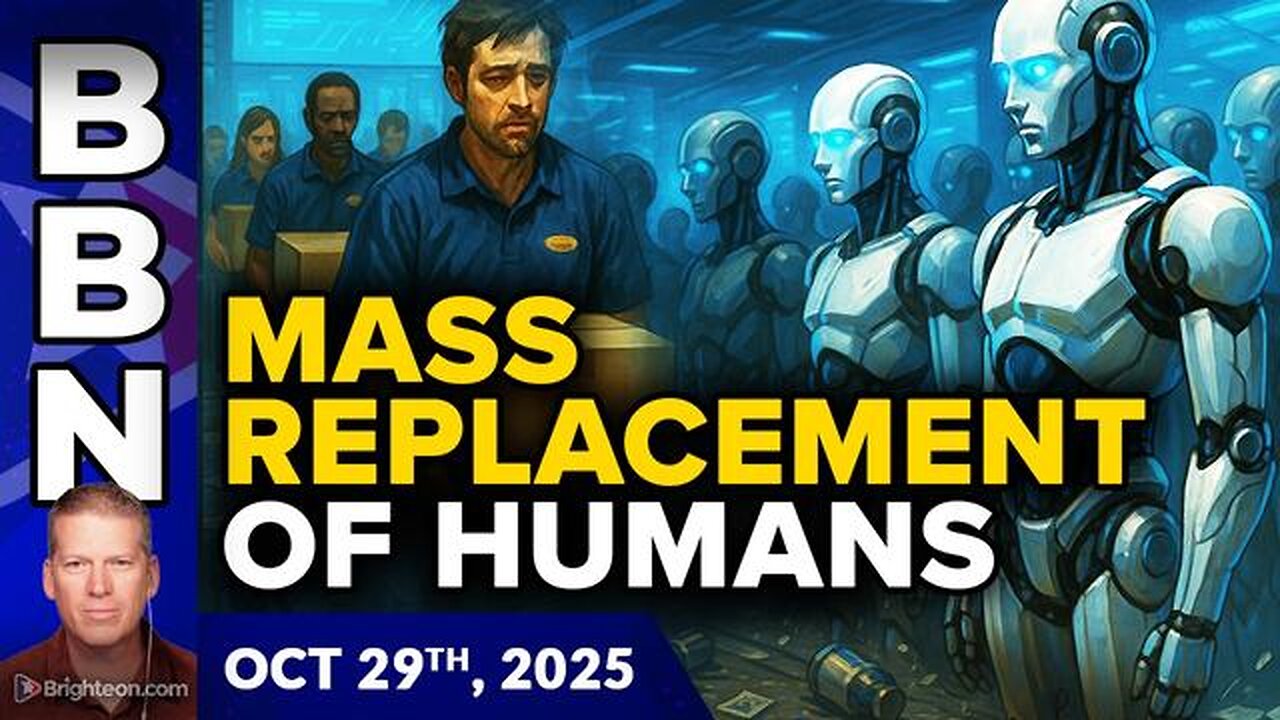 BBN, Oct 29, 2025 - Amazon Fires 30,000 as Mass AI Replacement of Humans Begins