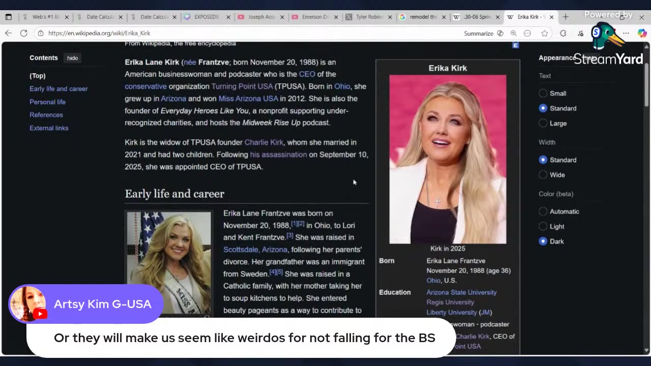EXPOSED!! NEW DETAILS ABOUT ERIKA KIRK COMMENT!!