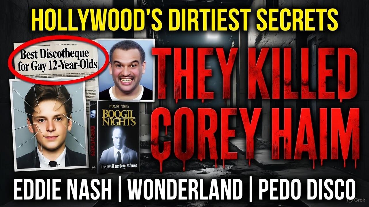 The Hollywood Pedophile & Drug Network: Corey Haim, Eddie Nash & The Gay 12-Year-Old Disco